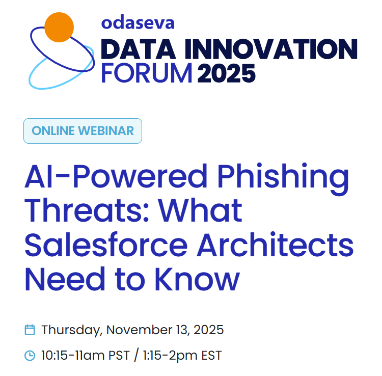 sharoneesl's tweet image. go.odaseva.com/wb-2025-11-13-…

If you&apos;re looking to stay ahead of emerging threats and safeguard your Salesforce architecture against next-generation attacks, this interactive session is for you.

#DataInnovationForum #Odaseva #DataSecurity #EnterpriseData #Innovation