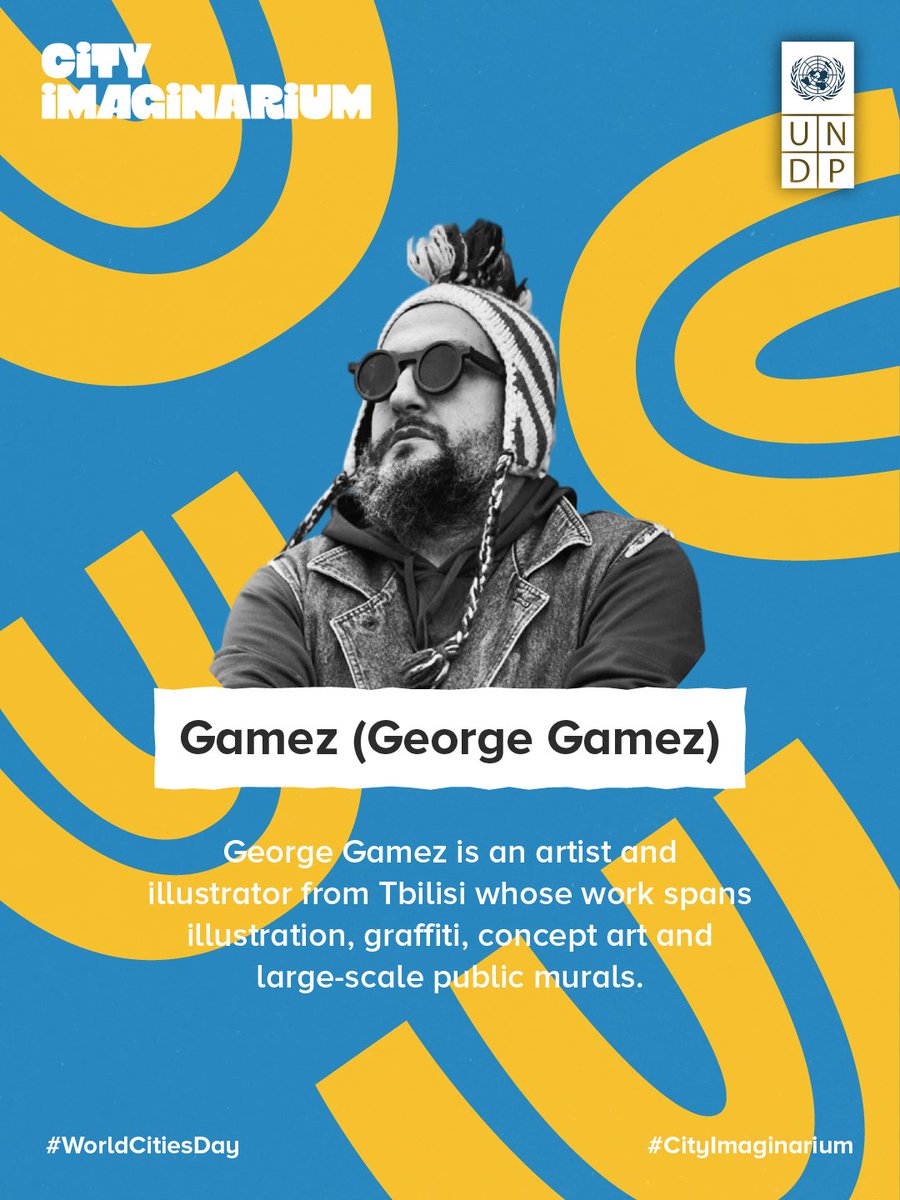 UNDPGeorgia's tweet image. Two Georgian artists, Mari Kakhurishvili &amp;amp; Gamez, are rethinking the future of urban life with @UNDPEurasia

Their vision is bold &amp;amp; vibrant: cities that are safe, inclusive &amp;amp; green, engines of #GreenTransition.

💚 Let’s make it real!
🏙️ #CityImaginarium: undpeurasia.exposure.co/cityimaginarium
