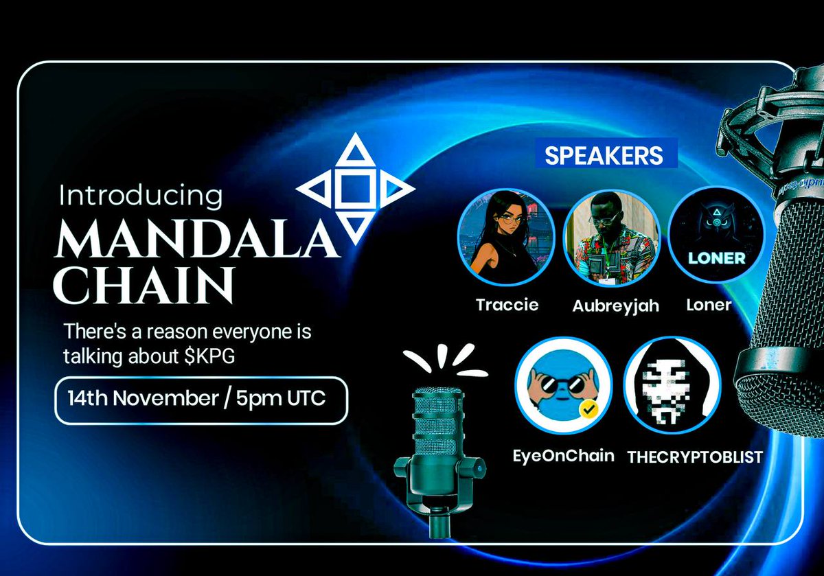 LowDeFi's tweet image. Everyone’s talking about $KPG but only a few actually know why.

@MandalaChain is building sovereign chain infrastructure for governments, enterprises, and developers.

And $KPG Is the engine that powers it all, from staking and governance to AI-driven services and licensing.

🗓…