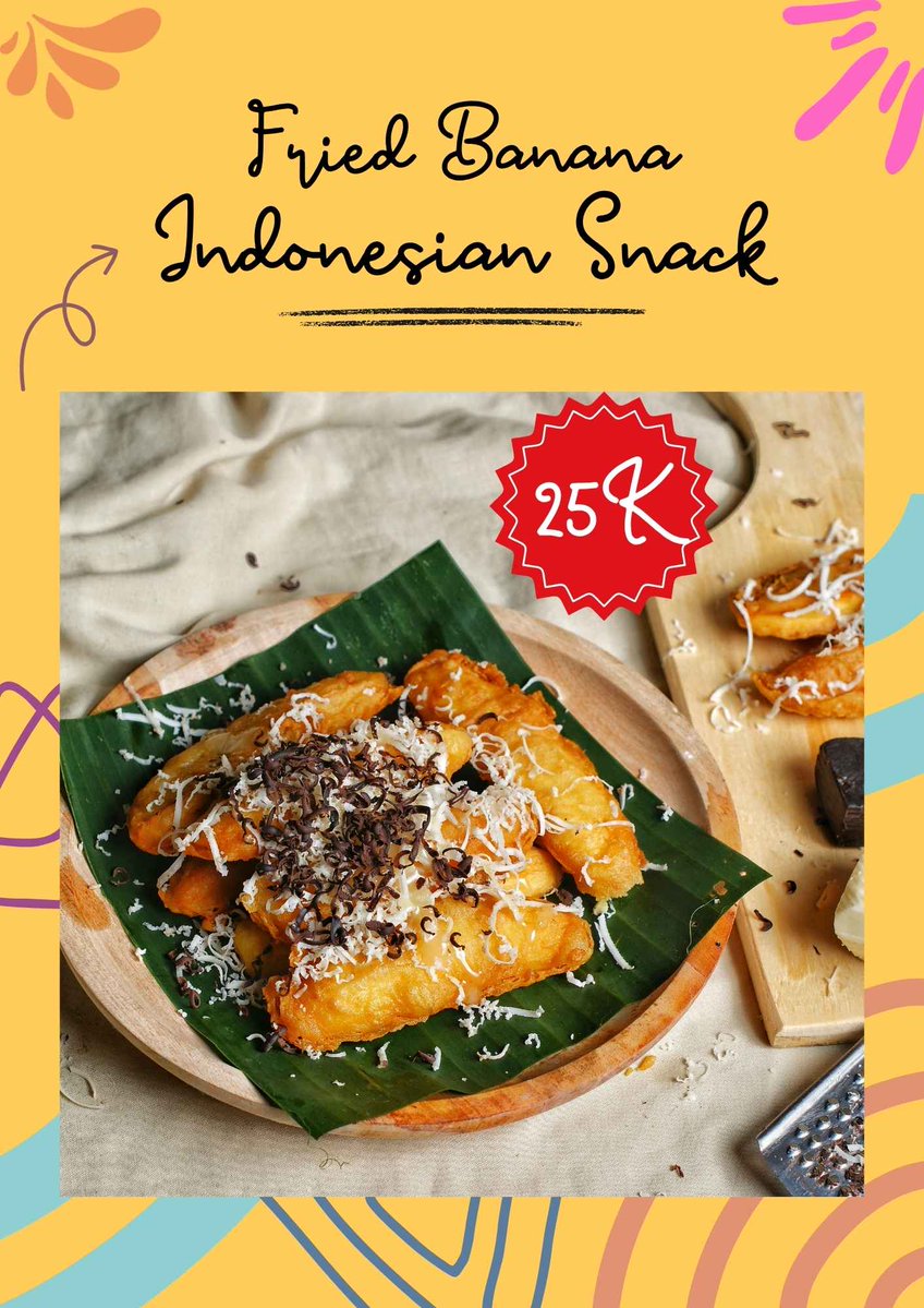 AmalinaFit30917's tweet image. Fried Banana Menu Design 
#Menudesign #foodmenudesign #design #restaurantmenudesign #Template