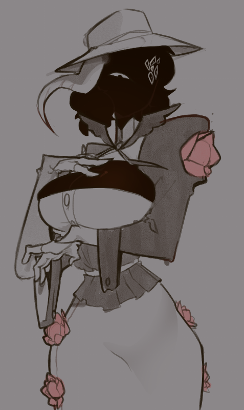 (OC) 
she doesn't have a name, she goes by the appelative of "mistress of hilarity"