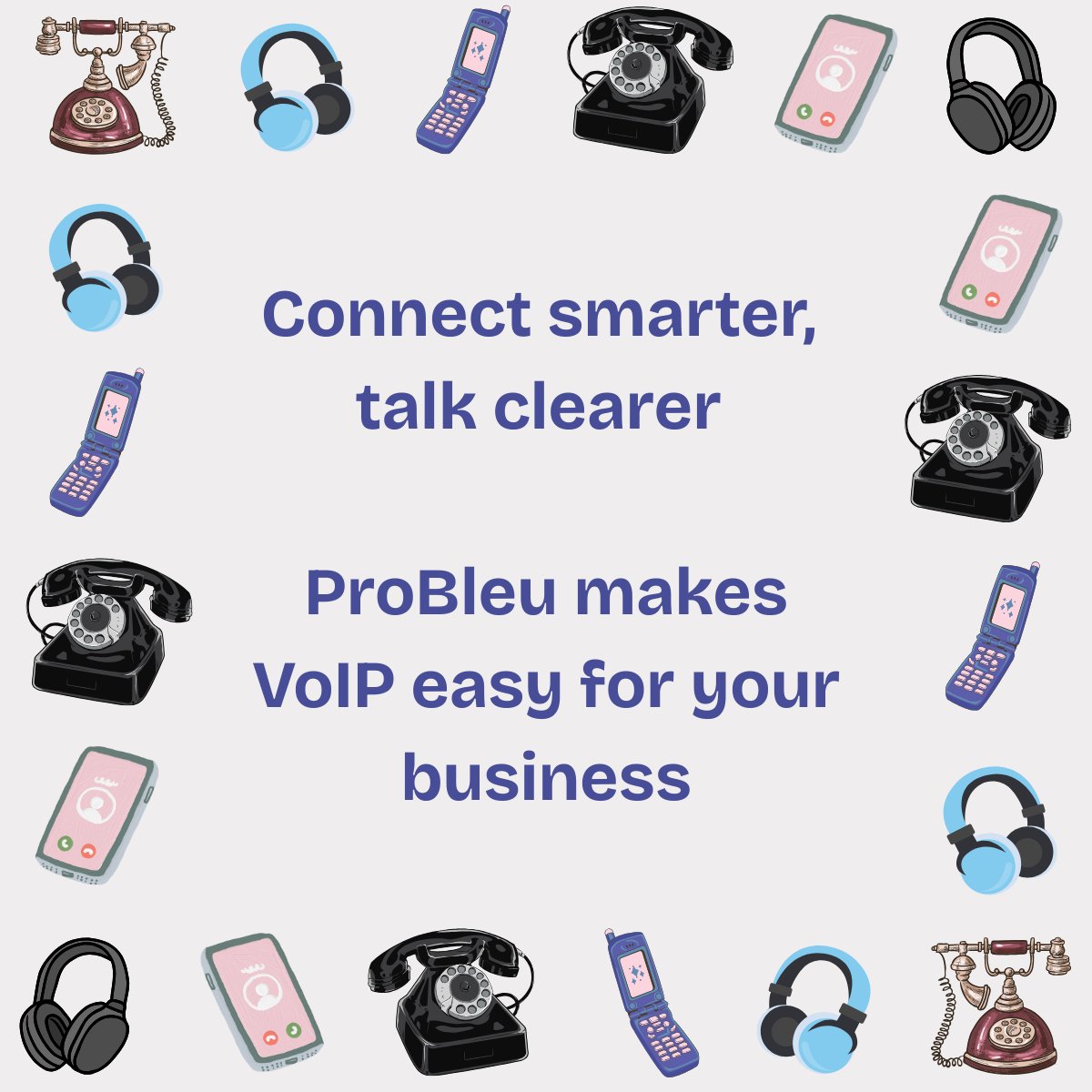 ProBleu's tweet photo. Stay connected. Stay productive. 
Discover how VoIP, aka Voice over Internet Protocol, can change the way your team communicates.
#VoIP #Telecom #VoIPsolutions #SmallBusiness #Connectivity #ProBleu https://t.co/HDGKi78I3k