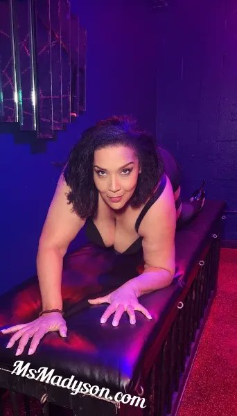 #spoilMe #MsMadyson #ProDomLife #EbonyFemDom #BDSM #KinkArtist #sensualdomination you are ready to become My devoted sub, slave, beta, or PROPERTY. Show your love via My Wishlist. throne.com/msmadyson/wish…