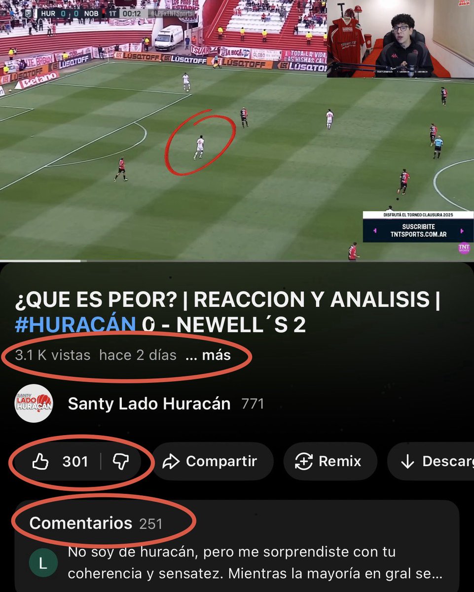 Realmente gracias
No sé en que momento lo estoy normalizando, pero es gracias a ustedes

Dentro de todo lo horrible del semestre, esto me hace feliz día a día (hasta que juega #Huracán)

Quedan 229 suscriptores, para el objetivo de 1000 antes del fin de año

VAMOS POR MAS
GRACIAS