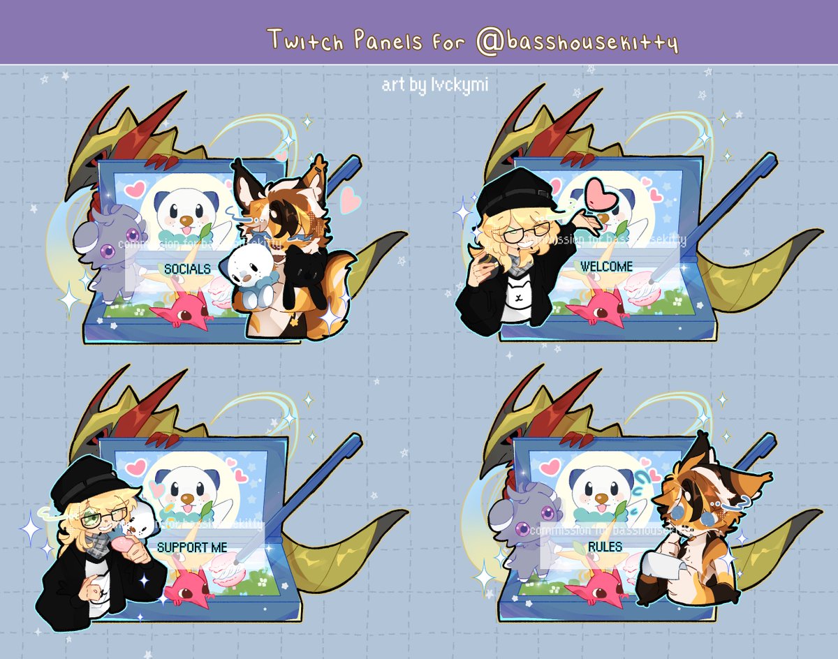 lvckymi's tweet photo. not dead i just keep forgetting to post to twitter OTL

panels for @Basshousekitty https://t.co/1f7JByhAIu