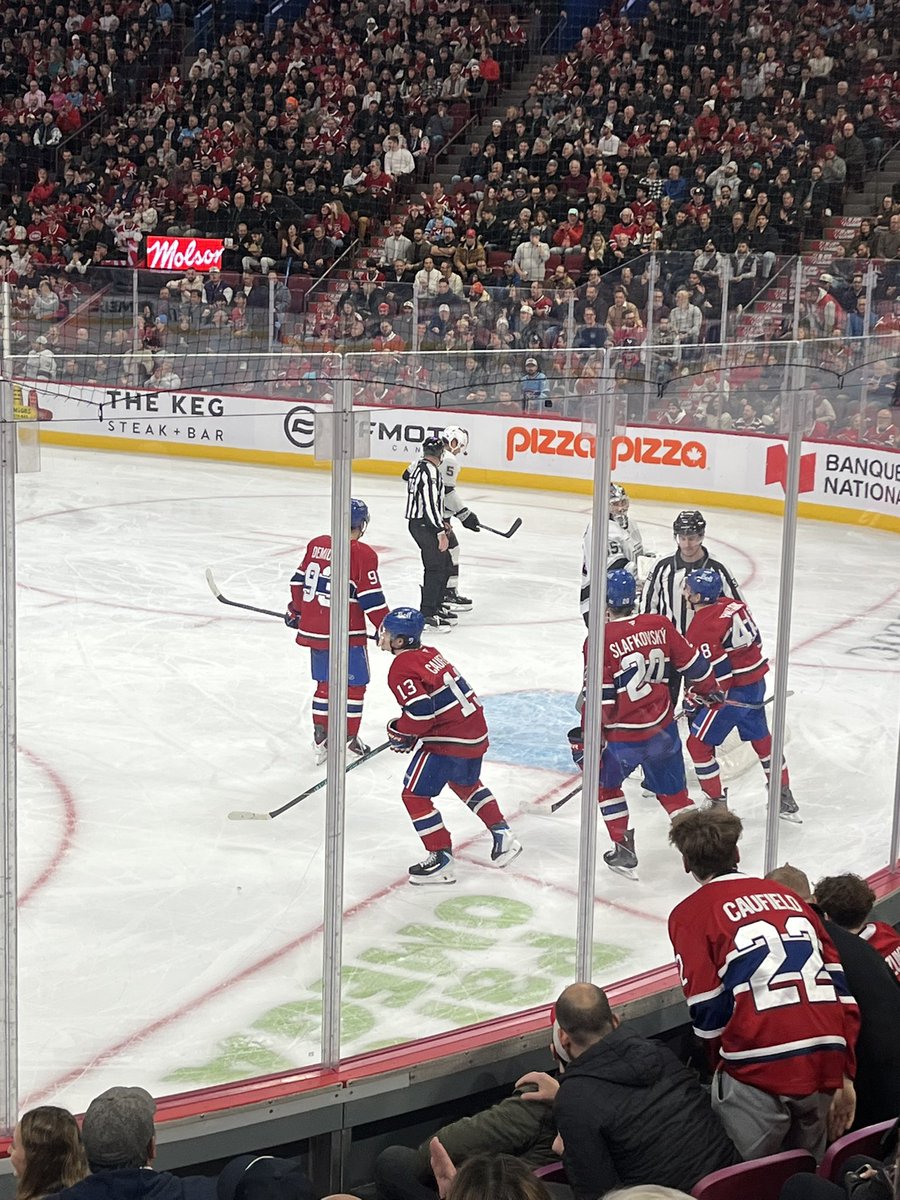 Enfin mon premier match cette saison 🔵⚪️🔴 #GoHabsGo