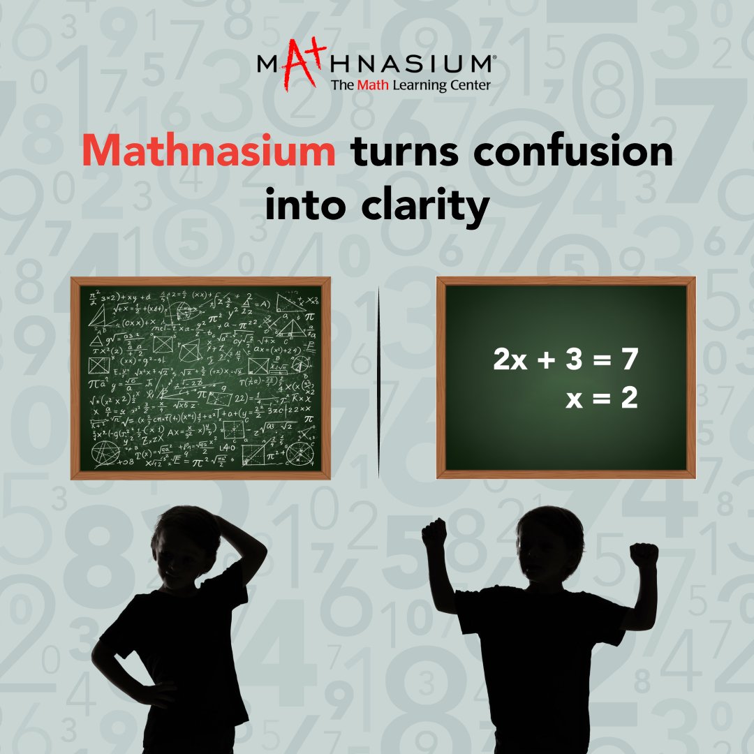 CreveCoeurMath's tweet image. Tired of math confusion? 🤔 We turn those &quot;what ifs&quot; into &quot;I can!&quot; 💪 Mathnasium of Crevecoeur specializes in making even the trickiest problems clear and understandable, so your child can feel confident and capable. ✅ mathnasium.com/math-centers/c… #Mathnasium #MathHelp