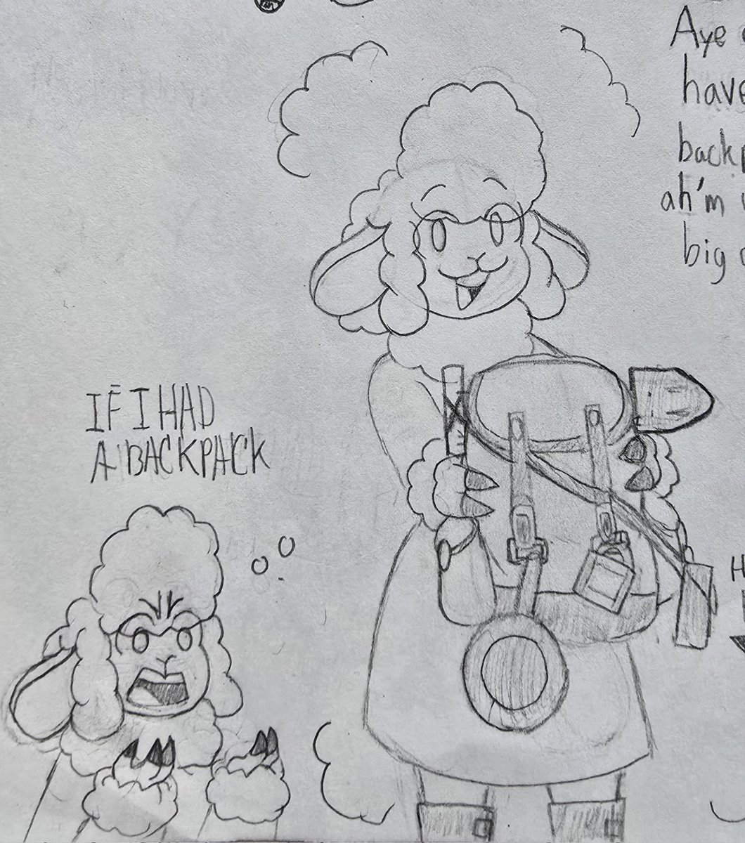 WizardCorgi's tweet image. Dnd sketches with good ol mimzy!