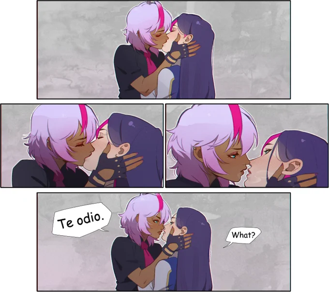 Someone said they should kiss, and who am I to stop them?

#Caitlyn #Qiyana #Battleacademia #Qiyaitlyn #lol 