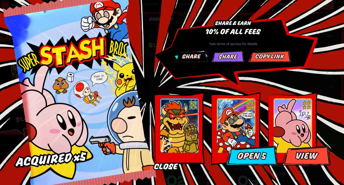 Bought more of these bad boys. One of my favourites  on vibe chain. Keep killin it <a href="/Suffuze/">suffuze.eth 🪞</a> 

Grab your Super Stash Bros ($SSB) packs on <a href="/vibechain/">vibe.market & vibechain.com</a> ♦️

vibechain.com/market/super-s…