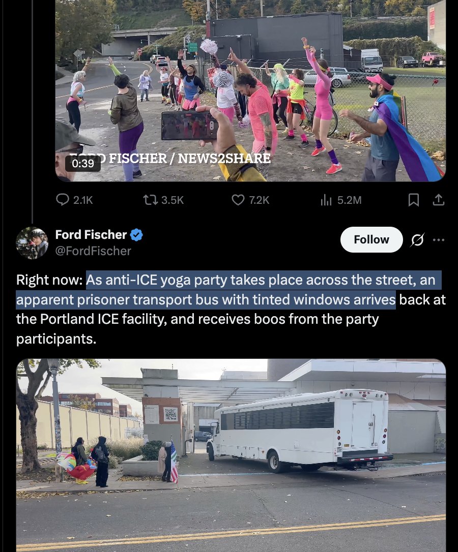 Leftists: Physically stopping ICE from kidnapping people

Liberals: Doing yoga next to ICE while they kidnap people