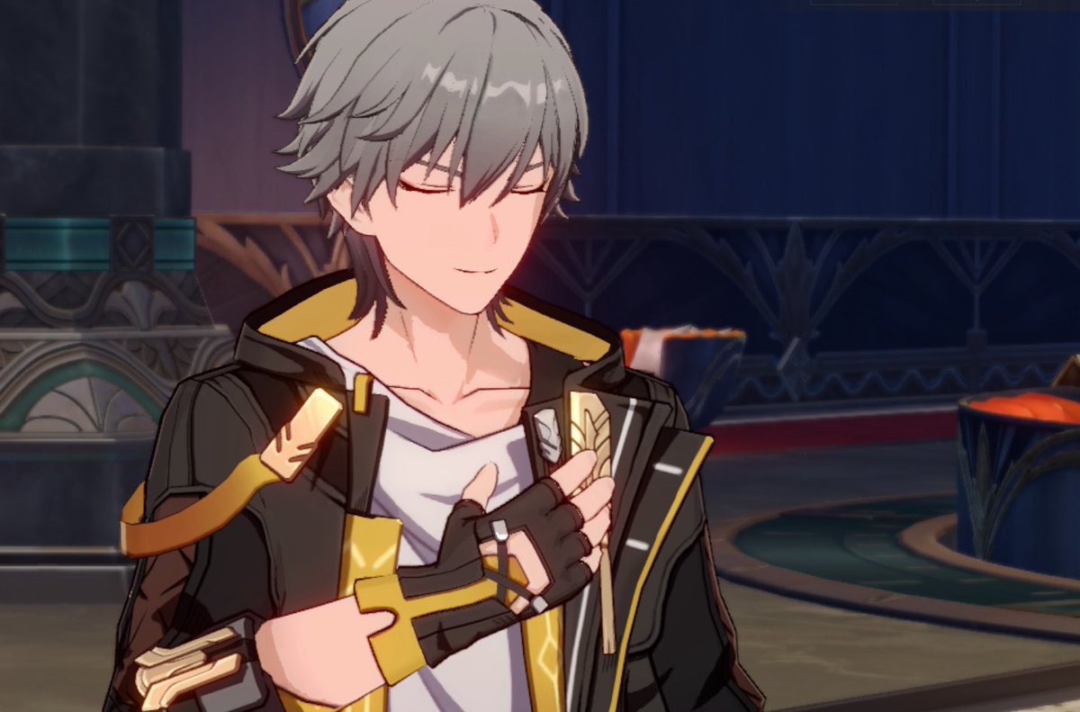 TakeUltToFace's tweet image. ✨✨✨✨

[So proud of himself. This feeling of accomplishment from the Herta herself. He knows he can flex that and make many jealous !]

That feels strange but I like it. . . A lot ! Do I get a second wish or is it too much greed from your lab rat ?