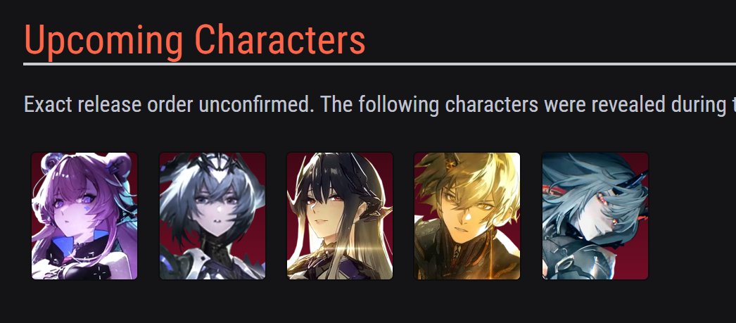 We've added an Upcoming Characters section to the grayravens.com front page's character list... again! The pages don't go anywhere yet, but they will get added in time. 

Now you can think about impending horse.