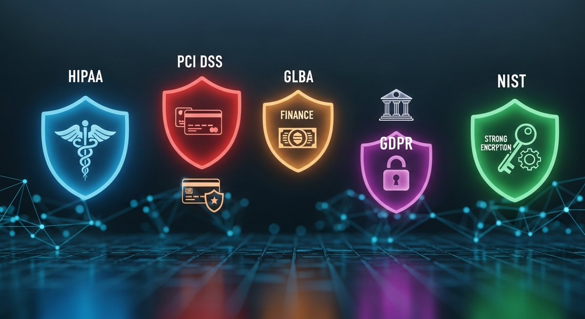 Emma_nuel_dev's tweet image. Day 41 of the #JustLearntChallenge
I just learnt how cybersecurity laws like HIPAA, PCI DSS, GLBA, GDPR, and NIST each protect a piece of our digital world — from health data to payments. It’s not just tech, it’s accountability. #CyberSecurity #DataPrivacy