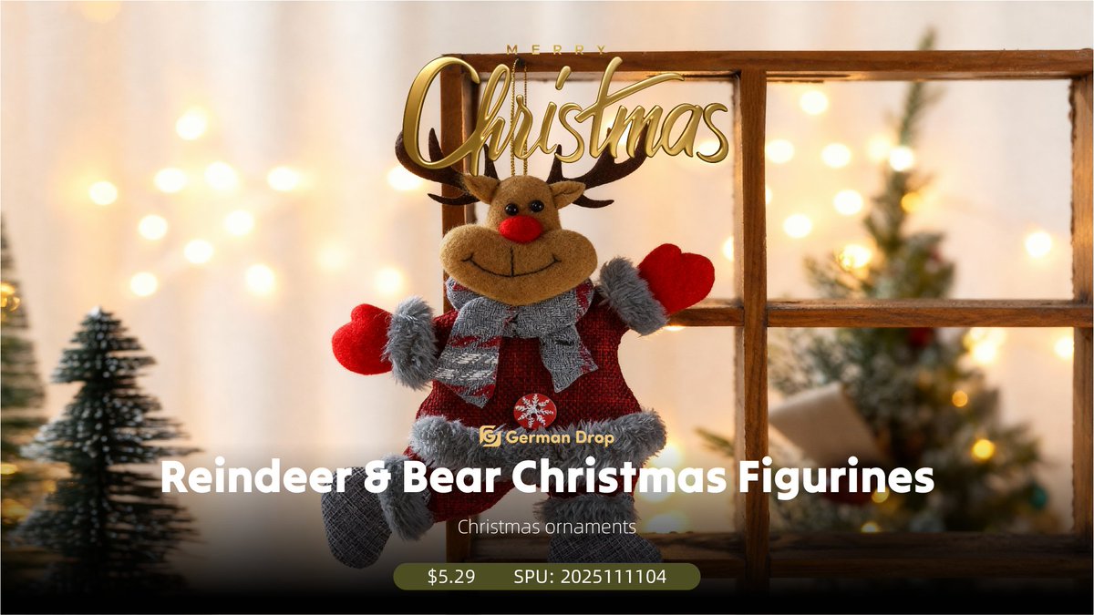 german_drop's tweet image. 🎄✨ Winter Wonderland Picks are here!
🏠 Wooden Light House that glows
⛷️ Snowman that smiles
🎄 Mini Trees that sparkle
🦌 Reindeer &amp;amp; Bear that warm hearts
Fill your home with #Christmas light &amp;amp; love! 💫❤️
#GermanDrop #Christmas2025 #HolidayDecor