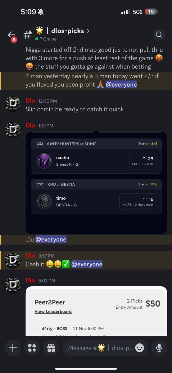 Dlos_picks's tweet photo. Cash ittttt 4-1 on props today 5 quick likes ill post the next slip that starts in 40 mins 🤑🤑✅ #GamblingX #PrizePicksNBA #underdog #esports #cs2 #money https://t.co/yS8y4NqDJV