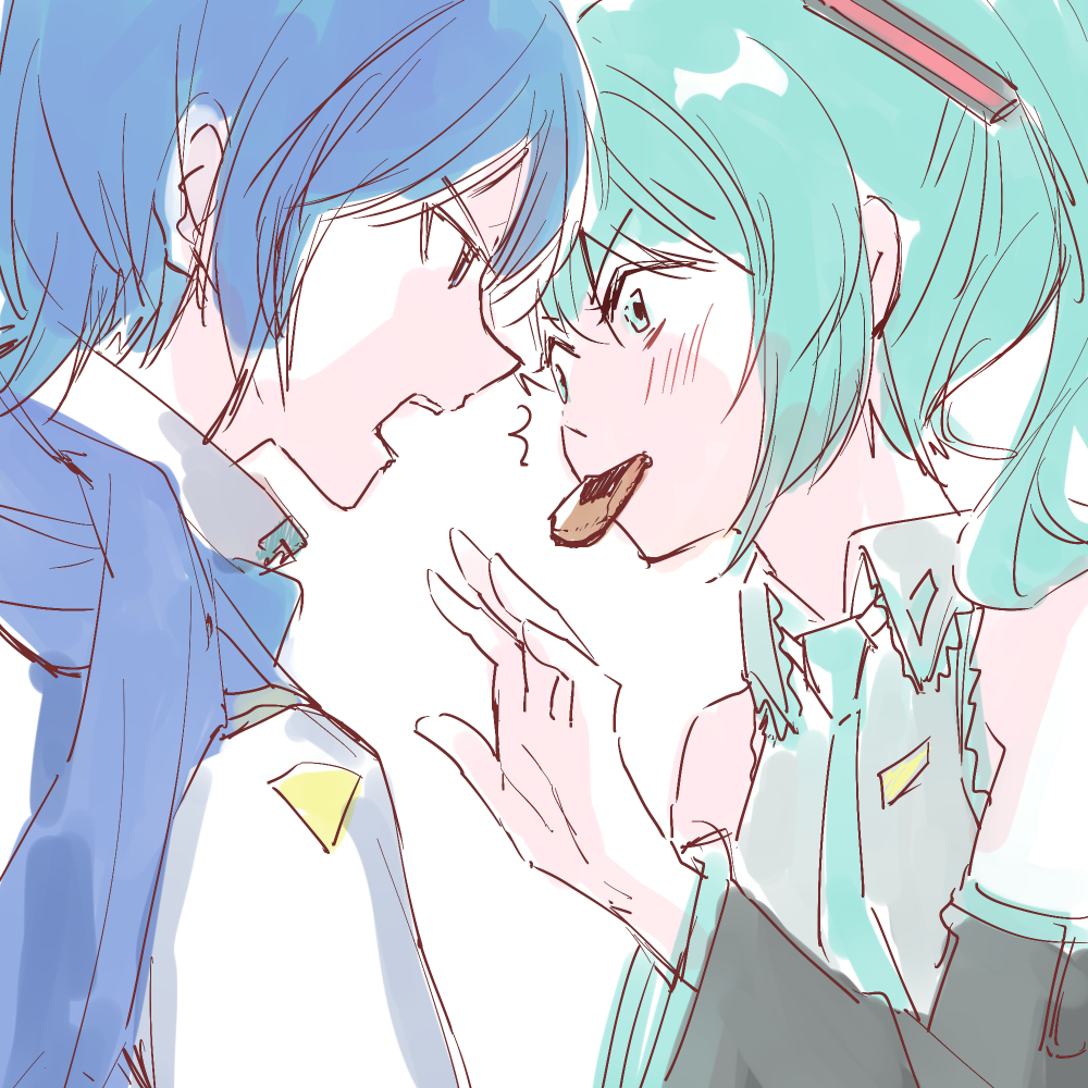 KAITO「昨日のポッキーの日逃したから、今リベンジするね」
ミク「これおせんべいですけど！？」