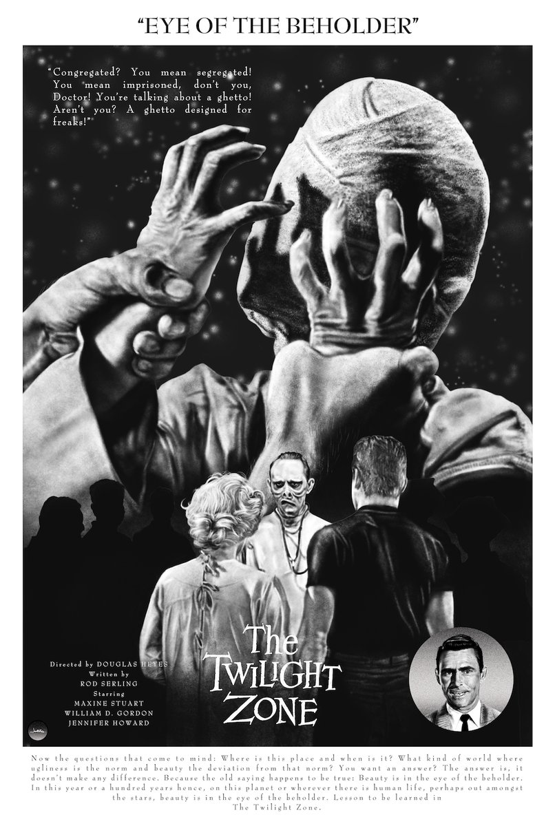 HBD 65 "Eye Of The Beholder"
THE TWILIGHT ZONE
#TwilightZone