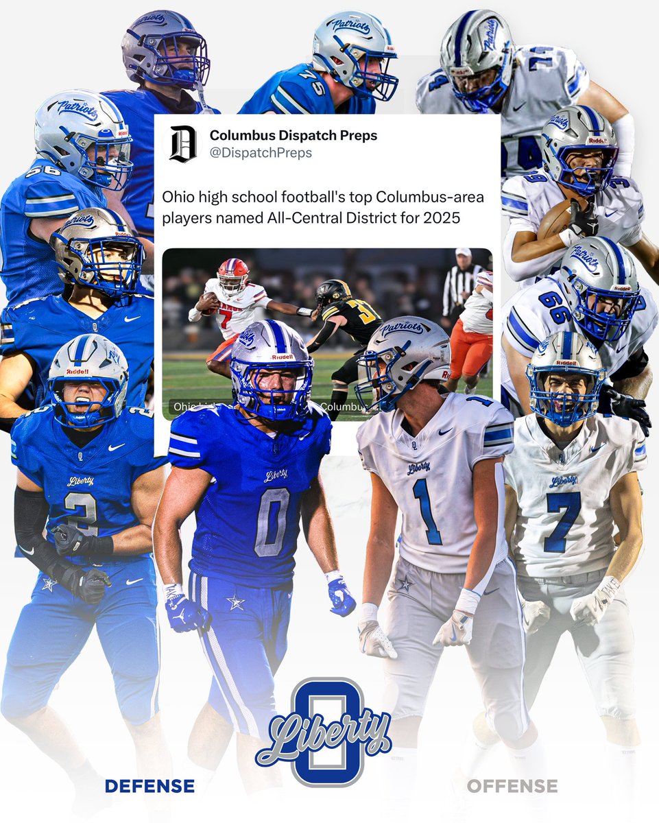 𝐀𝐥𝐥-𝐂𝐞𝐧𝐭𝐫𝐚𝐥 𝐃𝐢𝐬𝐭𝐫𝐢𝐜𝐭 𝐓𝐞𝐚𝐦

Congrats to our 11 athletes who were voted to Central Ohio’s All-District Team