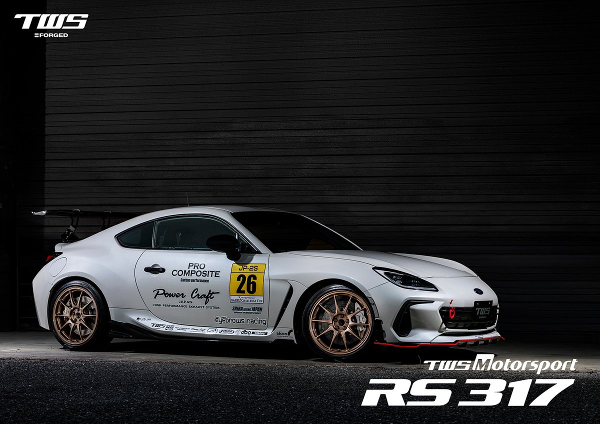twsforged's tweet photo. 📸
TWS Motorsport RS317 (GOBR)
×
SUBARU BRZ (ZD8)
Special Thanks @eyebrowsracing 

商品ページ
https://t.co/oN1gl435y1

#twsforged #tws_motorsport https://t.co/PD5K1Sri2T