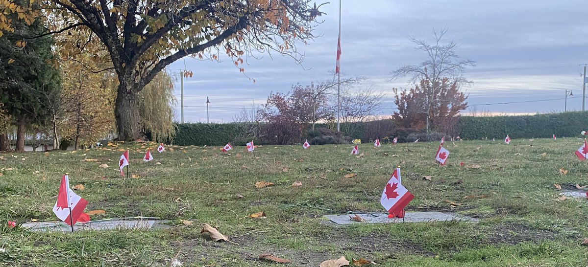 I don’t recall how many years I make a 2nd Remembrance Day visit to Surrey Centre Cemetery, but each time I come to place my last poppy on the headstone of one of the 100’s of soldiers who lay in rest here, I am afforded the tranquility to reflect on their  commitments.