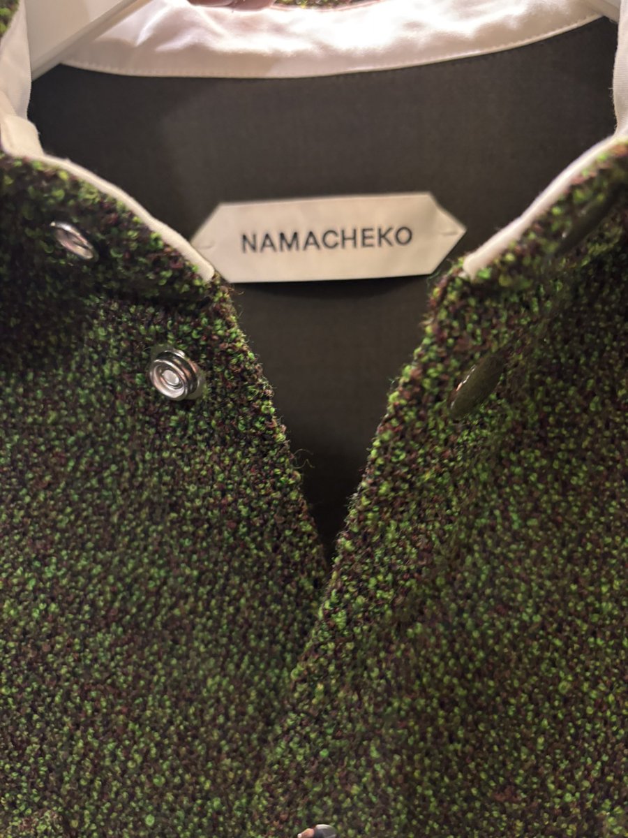 高校生のなけなしのお金で買ったマーブルニットがnamachekoとの出会いでした。