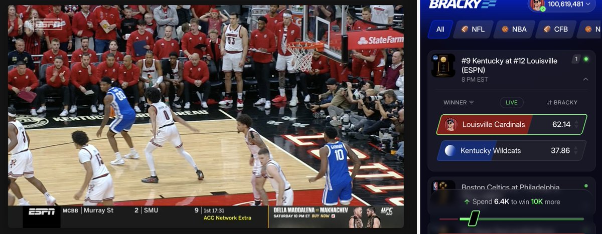 Trading Live is what we do. <a href="/BrackyHQ/">Bracky</a>, how do you see the UL-UK game shaking out?