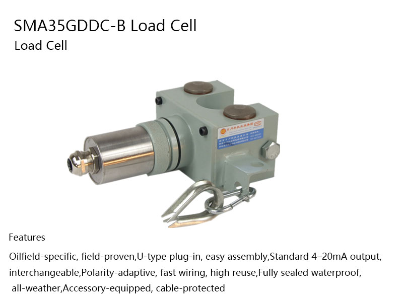 xiodng250196's tweet image. Built for the oilfield: The SMA35GDDC-B Load Sensor is engineered specifically for pumping unit suspension point load testing. Its U-shape design allows for quick installation &amp;amp; removal, while the 4-20mA output ensures seamless integration. #OilfieldTech #LoadCell #Energy