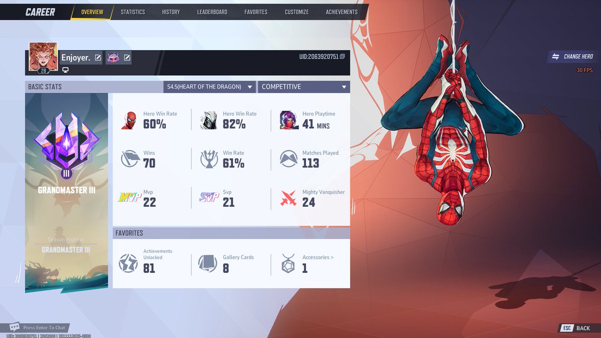 looljonny's tweet image. Officially smurf my own peak... all solo q as well (I wasn't the one playing MK OG acct owner was) onto celestial spidey only