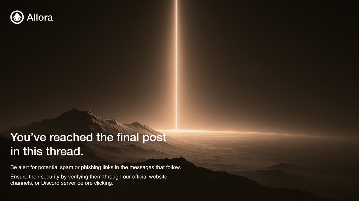 Allora (@alloranetwork) on Twitter photo 