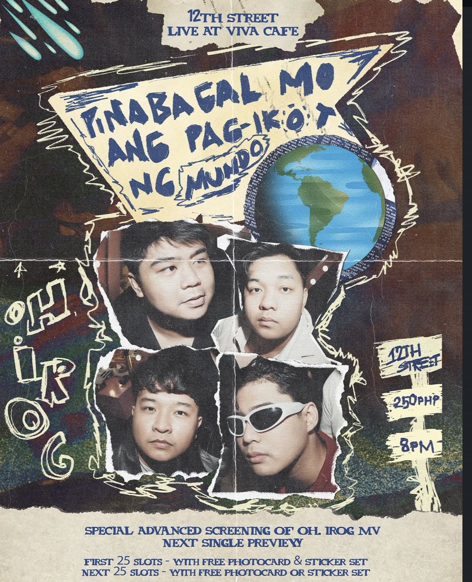 vitamin_bini's tweet photo. hi guys, 12th street will be having their first headliner show on Nov 21 sa viva cafe! 🥹

maloi recommended their song "oh, irog" last time 💛

see u @12thstreetph 🤘🎸🎧 #OPMrise https://t.co/g1Pww1BT0T