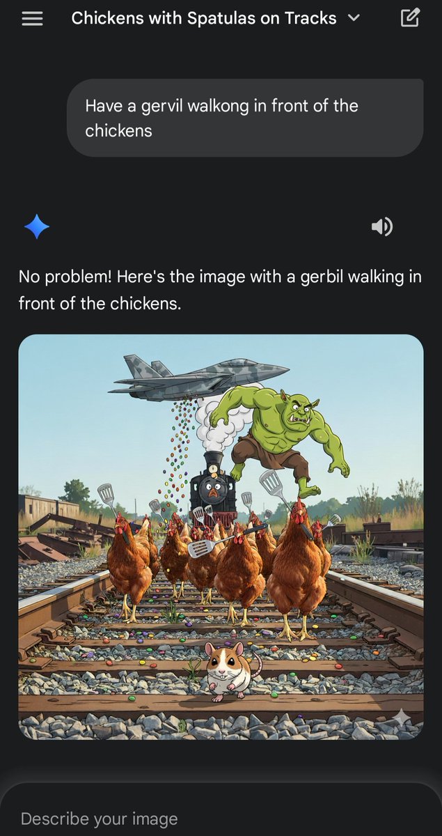 I dont use #AI for pro work. The only real use of AI is clearly for making nonsensical images out of random thoughts.