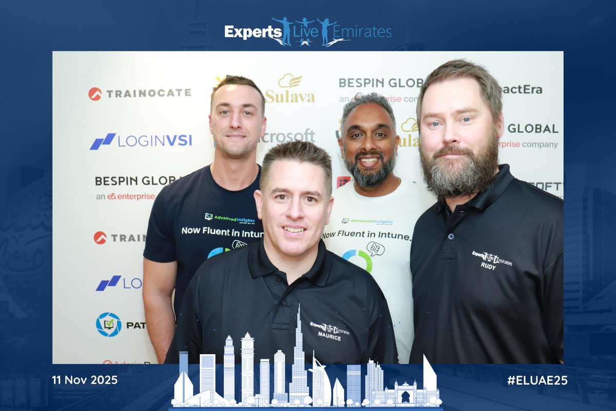 Keeran_K_Mistry's tweet image. What a great day we @PatchMyPC had yesterday at @ExpertsLiveUAE. We made some great connections. Thanks for having us support this amazing and growing community of Experts Live Emirates. Until next time #UAE
#ELUAE25 #PatchMyPC
@Mister_MDM @modaly_it Oisín Smylie