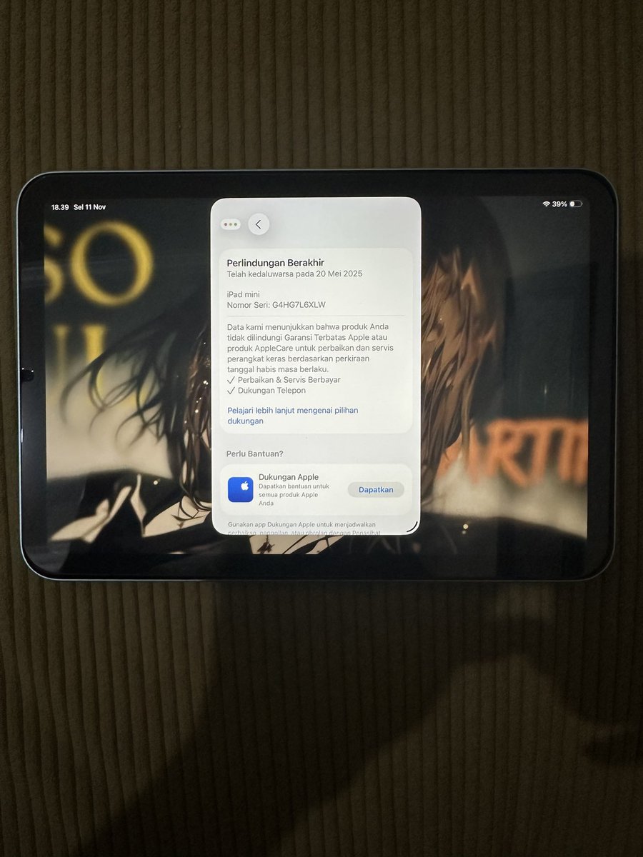 Joshggt's tweet photo. WTS ipad mini 7 512gb (rare)
unit pengganti dari digimap setelah claim garansi
tidak ada lecet dan dent
BH masi 100
kelengkapan fullset
minus box nya box unit yg lama (serial nya beda)
Lok cijantung
open 11 nego https://t.co/QpRy7fX3Fd