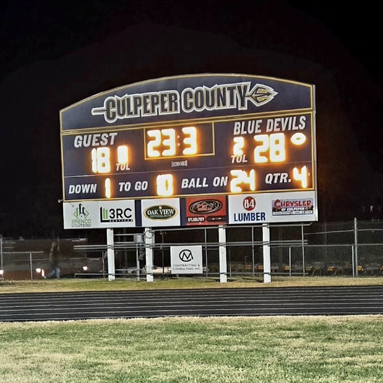 CCPSCCHS's tweet image. Congratulations to your JV Football Blue Devils - 2025 BATTLEFIELD DISTRICT CHAMPIONS!

A great game and a BIG WIN 28-18 over Courtland! #ForksUp #BDP #Champions