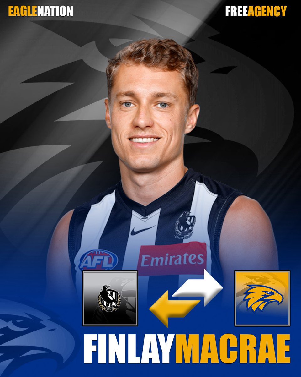 Confirmation that Robertson &amp; Macrae will be added to eagles list after the draft