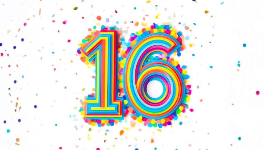 megurita's tweet image. そういや昨日で16周年でした。
公式画像の「16」は無いので、AIに作ってもらいました。
#myxanniversary