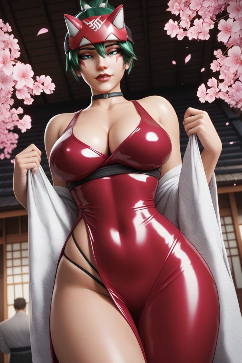 What's the matter? Getting all flustered over me? That heart of yours pounding and mouth watering. Eyes tracing every curve~

Then you're right where I want you. Teetering on the edge of desire and ready to take that plunge. Let this Kitsune guide you to exactly where you belong~