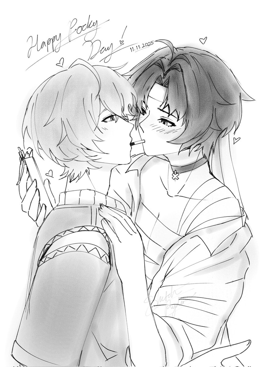 sketch_ryder's tweet image. //Doodle, WiseHaru📼🏹

HAPPY POCKY DAYYYYYY🤗📼🏹❤️❤️❤️❤️❤️

#POCKY
#wiseharu #zzzero #アキ悠 #wisezzz #harumasa #ZZZ