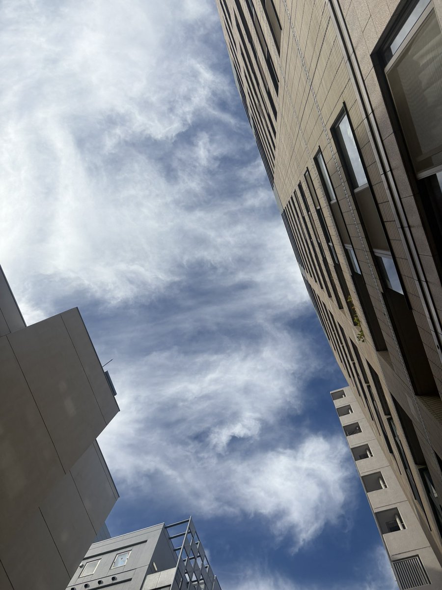 umu_designInc's tweet image. 朝🚗
秋空アート☁️
やや気分屋さんテンドトュー？

#umudesignInc.
#世SOU
#丗SOU