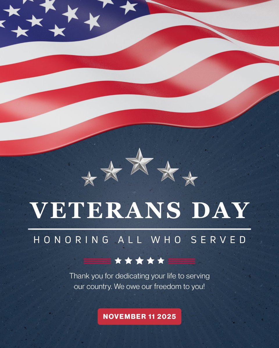 Honoring all who have served. Thank you, veterans, for your courage and sacrifice. 🇺🇸 #VeteransDay #NoSweat