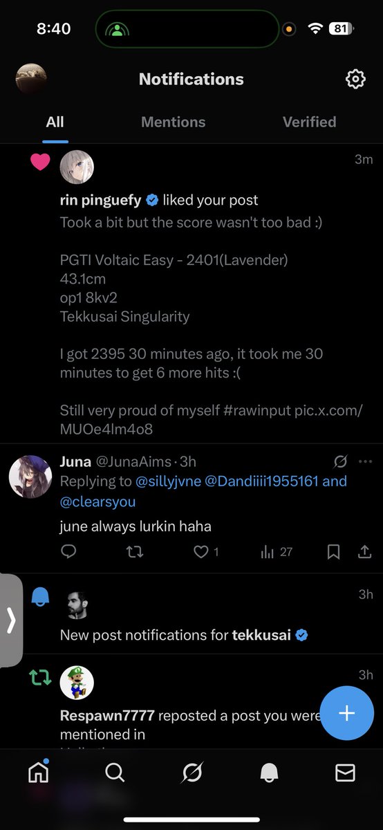 Dandiiii1955161's tweet image. I’m so happy, finally got a like from the main 😊😊

#rawinput