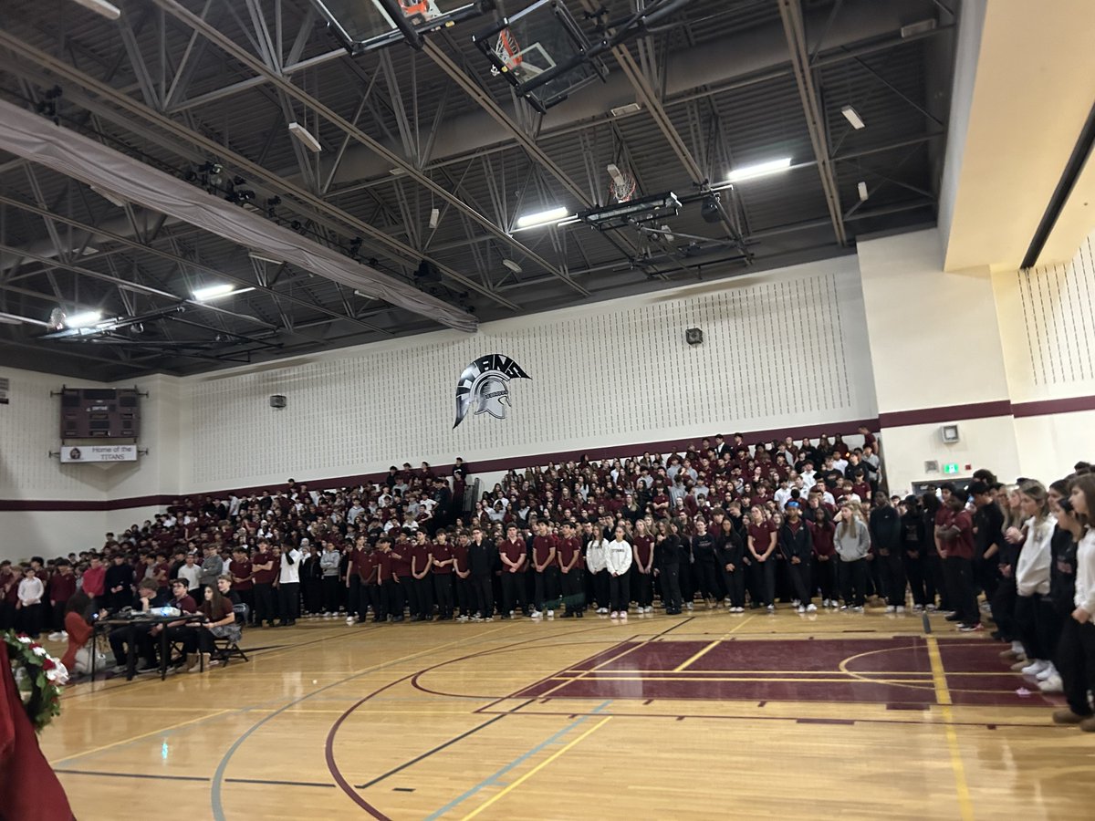 Today BT students and staff gathered for a liturgy to mark Remembrance Day…Lest we forget