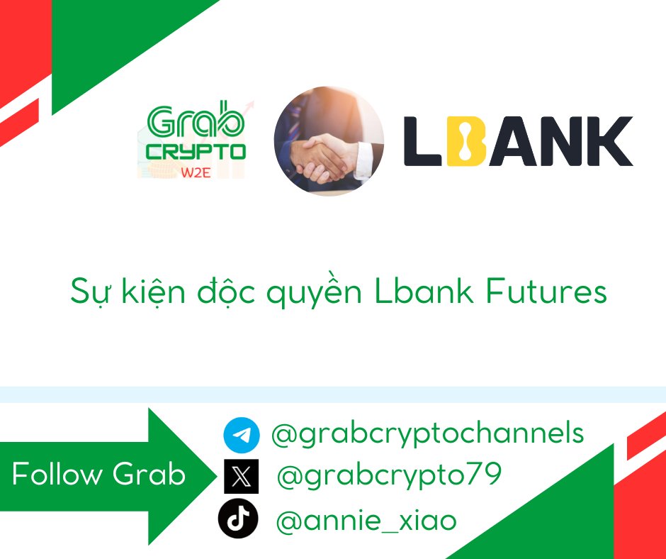 GrabCrypto79's tweet photo. 🟢 🎁 CHƯƠNG TRÌNH ĐỘC QUYỀN DÀNH RIÊNG CHO CỘNG ĐỒNG #GrabCrypto x LBank Futures 🎁

Đăng ký qua link độc quyền 👉 https://t.co/K5I0gTFENC
 để tham gia chương trình đặc biệt chỉ dành cho thành viên #GrabCrypto 🚀

✨ 1️⃣ Chuyển tiền sang Futures – Nhận Bonus liền tay!

100 USDT ➜ +50 USDT Bonus

200 USDT ➜ +100 USDT Bonus

500 USDT ➜ +250 USDT Bonus

(Bonus chỉ dùng để giao dịch Futures, không thể rút)

💰 2️⃣ Giao dịch Futures – Nhận tiền tươi về ví!
Khối lượng giao dịch càng cao ➜ thưởng càng lớn, tối đa 200 USDT tiền mặt!

🕒 Phần thưởng phát định kỳ Thứ 2 – Thứ 4 – Thứ 6 hàng tuần.

🔥 Đăng ký qua link trên mới đủ điều kiện nhận thưởng!
👉 Nạp Futures nhận Bonus, giao dịch nhận tiền thật 💵

#LBank #GrabCrypto #FuturesBonus #TradeToEarn #CryptoVietnam #LBankEvent