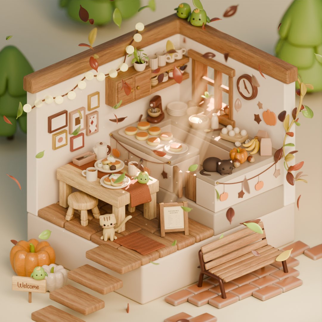 Chimakes3d's tweet image. Autumn 🍂 秋

#blender #b3d #3DCG
