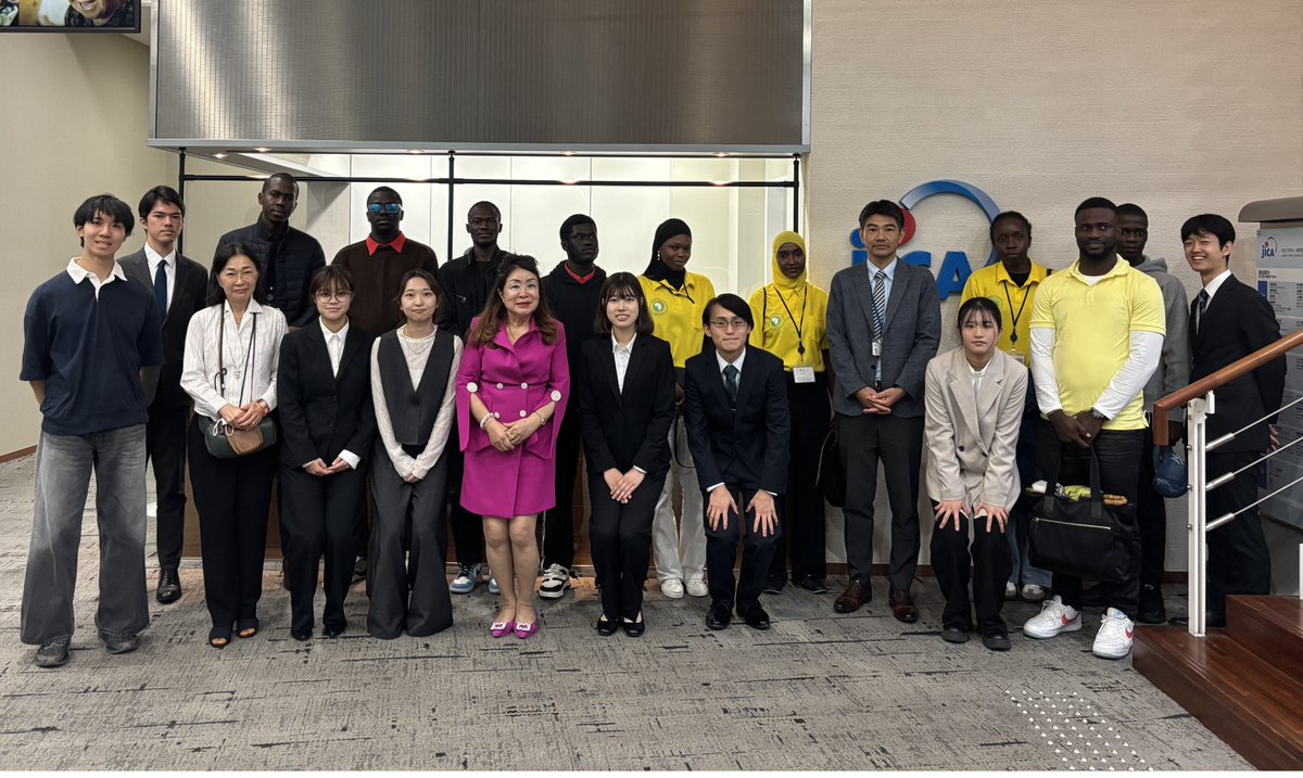 JICA訪問 (1)
10/15(水）、SPJはMPJ Youthメンバーとセネガルから来⽇して就労に向けて勉強に励んでいる学⽣達とともに国際協力機構（JICA）を訪問しました！
詳細⇒　sdgspromise.org/archives/17066

#JICA #セネガル　#MPJYouth