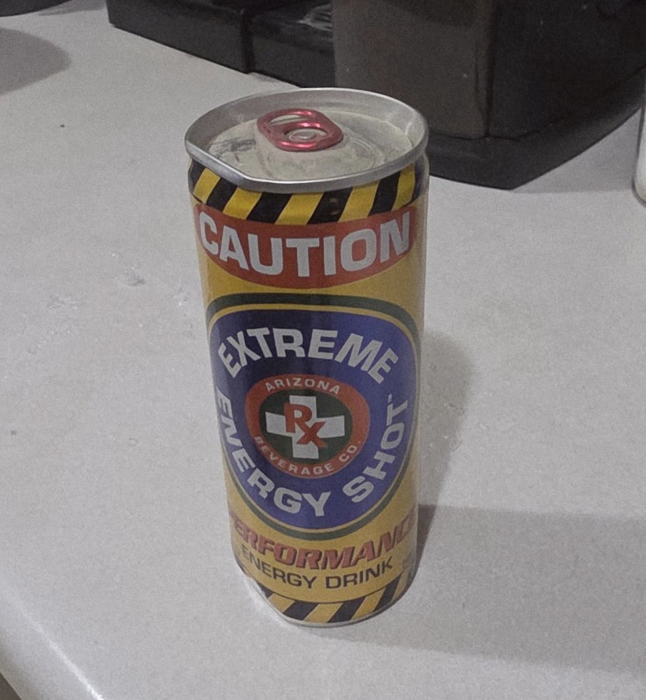 This 19 year old energy drink my mom found in the basement is either:
1) 100% Poisonous
2) A delightfully balanced energy wine

Only one way to find out