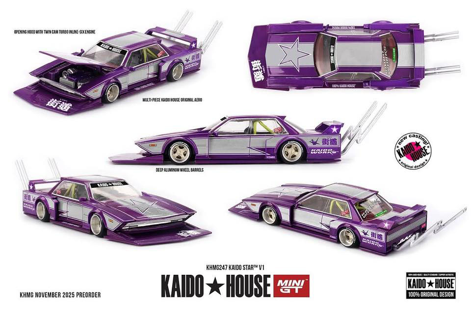 ミニカー予約】TSM MINI GT(ミニGT) 1/64 KAIDO STAR V1(右ハンドル