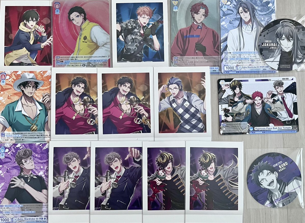 gurea0722's tweet image. 히프노시스마이크 히프마이 파샤 지류
#히프마이장터 #힙마장터

🎤교환 : 히후미 • 라무다 • 사사라
🎤양도 : 각0.25

✔️2장이상 거래
📦반택 0.12 , 일택0.4