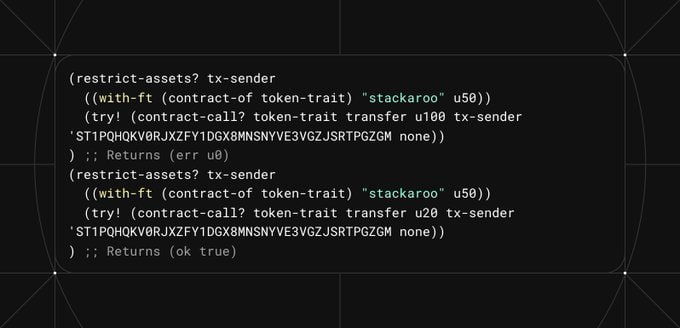 ALEXLabBTC's tweet image. 🟧 Clarity 4 is officially live!

With Bitcoin block 923222, SIP-033 has been activated unlocking key new functions for developers across the Stacks ecosystem. For ALEX the most important are:

🔸 (contract-hash?) - Fetch the hash of a contact&apos;s code body

This enables on-chain…